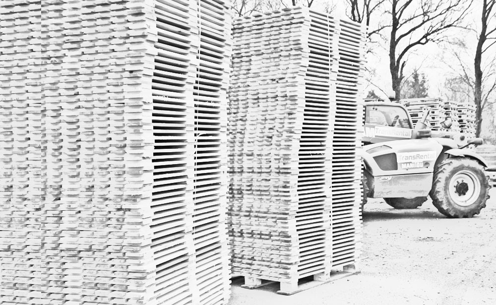 Long term experience in the production of pallets